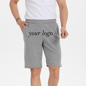 Shorts d'été unisexe personnalisés avec logo, sérigraphie, streetwear vintage, délavé soleil, effet délavé à l'acide, en coton épais pour homme - Product Image 4