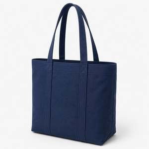 Factory Direct Top Seller Cheap Price Custom Own Logo Big Capacity <b>Medium</b> <b>Size</b> Canvas Shopping Tote <b>Bag</b> - Product Image 2