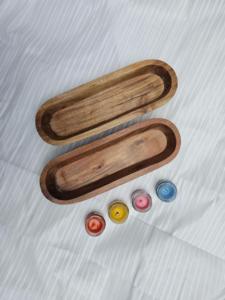 Cuencos de Madera Rectangulares Hechos a Mano al por Mayor y Recipientes Personalizados para Velas para Halloween y Navidad |   Fabricante OEM - Product Image 4