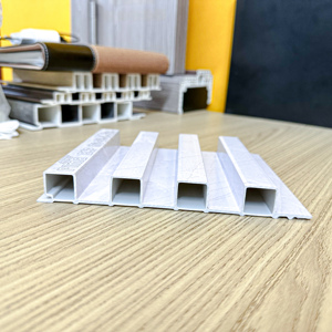 Revestimiento de Pared WPC de Alta Densidad, Minimalista, con Listones, Impermeable, Ignífugo, Cero Formaldehído, Diseño Ecológico, Insonorización Interior - Product Image 1
