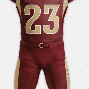 Concevez votre propre uniforme de football américain sur mesure, taille plus, short confortable, tissu respirant, couleurs et tailles personnalisables - Product Image 5