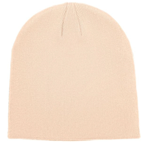 Bonnet en tricot uni beige U - Product Image 5