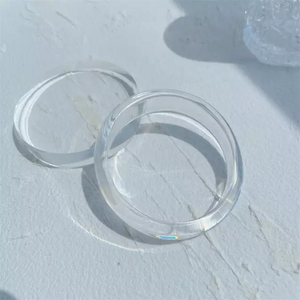Braccialetti con ciondoli quadrati in resina verde, bracciali colorati, ornamenti per le mani, cristiani, moderni, all'ingrosso per donna - Product Image 6
