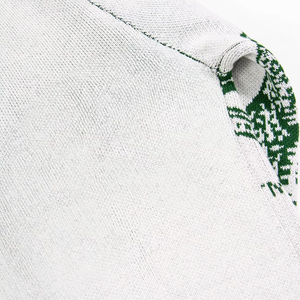 OEM Jacquard <b>Cardigan</b> <b>Sweater</b> Custom V-Neck Button Jumper with All-Print Snake Graphic for Autumn winter Seasons - Product Image 5