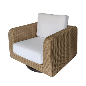 Juego de conversación de muebles de mimbre para patio de 4 piezas - Product Image 6