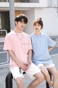 T-shirt décontracté de haute qualité pour hommes 100% coton maillot à col rond 200 grammes T-shirt peut être personnalisé T-shirt - Product Image 3