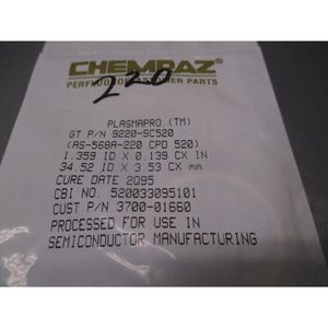 Chemraz 9220-SC520 O-RING AS-568A-220 CPD 520 - Equipo y Piezas de Semiconductores de Confianza de Marca Global - Product Image 3