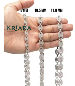 Lab Grown Diamond Cuban <b>Chain</b> Necklace S925 Silver 18k Gold Plated Rhodium Plated Micro Pave Link <b>Chain</b> Unisex Hip Hop Gift - Product Image 4
