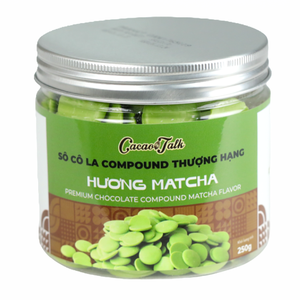 Chocolate Compuesto Matcha en Botones, el Más Vendido, Fabricado en Vietnam, Ingredientes para Repostería, Envío Global, HALAL, OEM/ODM - Product Image 1