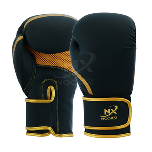 Guantes de Boxeo de Cuero Ligeros de Alta Calidad con Logotipo Personalizado para Entrenamiento Profesional, Ajustables con Correa para la Muñeca - Product Image 4