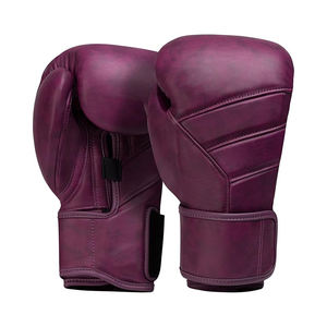 Guantes de Boxeo Ecológicos para Hombre, Cuero Vegano Sostenible, Cierre de Gancho y Bucle, 12oz 14oz 16oz, Guantes de Entrenamiento Transpirables - Product Image 3
