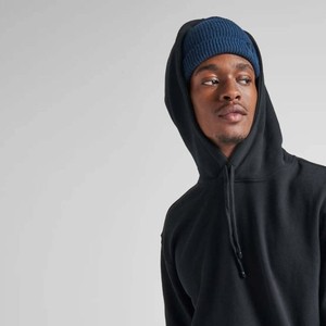 Mens <b>Hoodies</b> Cotton Fleece Pullover Sweatshirts Adjustable Drawstring Hood Soft Warm Long Sleeve Casual Wear - Product Image 3