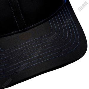 SIBRIN <b>Black</b> Blue Laser Perforated Sports <b>Cap</b> Curved Brim Running Hat Dry Fit Athletic Tennis Golf Headwear Adjustable - Product Image 5