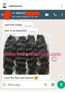 Extensions de cheveux humains indiens 100% Remy, prix de gros, mèches ondulées, double trame machine, noir naturel, vierges, tissage lâche profond - Product Image 6
