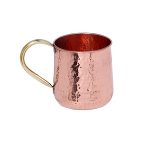 Vintage Copper Tankard Copper Mule <b>Mug</b> with Hammered Finish Ideal Mule <b>Mug</b> Cocktails Chilled Beverages and Stylish Bar Serving - Product Image 1