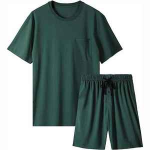 Ensemble t-shirt et short d'été pour homme, service OEM Kivotech, coton. - Product Image 1