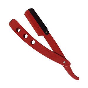 Navaja de Afeitar Plegable de Acero Inoxidable con Hoja Recta, Cuchilla de Afeitar para Barba, Navaja de Seguridad - Product Image 4