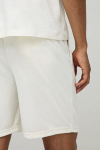Custom Made 2026 Casual Canvas Mid 100% Cotton Eco-Friendly Beachwear Shorts <b>Elastic</b> Waist Closure Hot Factory OEM Service - Product Image 2