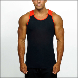 Camiseta de tirantes personalizada para hombre, transpirable, de algodón, sin mangas, para entrenamiento, fitness, deportes, para atletas, OEM - Product Image 3