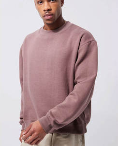 Sweat-shirts personnalisés en gros pour hommes et unisexe, en coton biologique, molleton décontracté, streetwear, haute qualité, coupe oversize, imprimés - Product Image 1