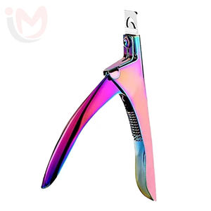 Cortauñas Profesional de Acero Inoxidable con Hoja Curva, Herramienta de Manicura para Arte de Uñas, Recortador de Puntas de Uñas Postizas, Cortador de Bordes Portátil - Product Image 4
