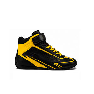 Zapatos de Carreras de Karting Premium para Hombre, Ligeros, de Cuero Genuino, con Suela de Agarre Cómodo, Calzado de Alto Rendimiento para Pista - Product Image 1