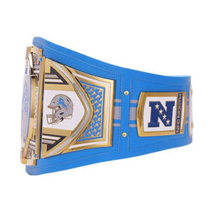 Ceinture de championnat personnalisée pour les fans de football américain, ceinture de championnat plaquée or de style lutte, ceinture de championnat pour équipes sportives professionnelles, héritage sportif - Product Image 3