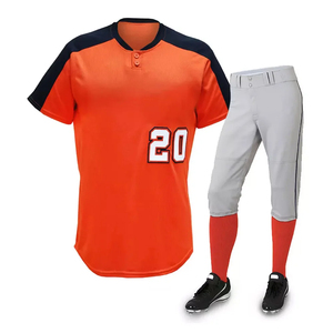 Uniforme de Béisbol Personalizado de Talla Grande, Conjunto de Pantalones y Camiseta Sublimados con Estampado, Ropa Deportiva de Verano para Equipos, Venta al Por Mayor OEM - Product Image 5