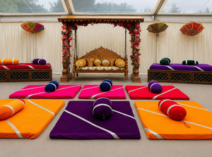 Élégante balançoire Sankheda avec chaises pour cérémonie Mehndi – Achetez une balançoire de <span class=keywords><strong>mariage</strong></span> en bois pour couples, idéale pour les séances photo de <span class=keywords><strong>mariage</strong></span> - Product Image 3