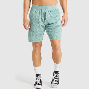 Shorts de sport en coton pour hommes en gros / Shorts de jogging légers et élastiques pour hommes, coupe ajustée, pour entraînement, décontractés, fitness, plage - Product Image 1