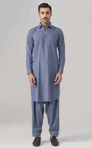 Salwar Kameez uni de haute qualité, vêtements traditionnels indiens et pakistanais pour hommes, tenue islamique moderne pour hommes, fournisseur en gros - Product Image 3