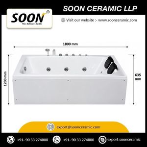 Bañera Acrílica Moderna de Lujo SFS-7 M, Impermeable, con Función de Masaje, para Baños de Lujo, Suministro Directo de Fábrica, desde India - Product Image 3