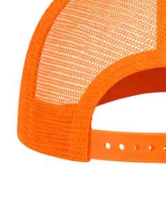 Gorra Trucker Naranja Personalizada con Malla Trasera, Ajustable, Transpirable, de Poliéster, con Espuma Frontal, Logotipo Personalizado, Gorra de Béisbol Lisa - Product Image 5