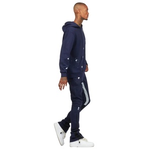 Chándales de Algodón 100% de Alta Calidad con el Mejor Diseño para Hombre, Pantalones Deportivos Ajustados con Estampado Personalizado para Hombre - Product Image 3