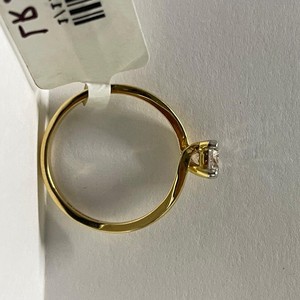 แหวนเพชรทรงกลม 0.52 กะรัต สี E สำหรับสุภาพสตรี ทองคำ 18K สีเหลือง เพชรเลี้ยงในห้องปฏิบัติการ รับรองโดย IGI ระดับ VS ของขวัญวันครบรอบสุดพิเศษ - Product Image 3