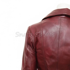 เสื้อแจ็คเก็ตหนังผู้หญิงสัมผัสนุ่ม สวมใส่สบาย ดีไซน์ทันสมัย เหมาะสำหรับการใช้งานในชีวิตประจำวันแบบสบายๆ และแฟชั่นลำลอง - Product Image 6