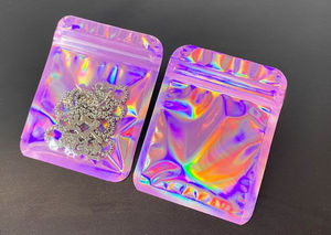 Bolsas de Plástico con Cierre Zip Lock de Colores, Bolsas Metalizadas Doradas de Mylar, Bolsas de Aluminio con Cierre Ziplock, Bolsas Personalizadas con Impresión de Logotipo - Product Image 4