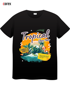 Camisetas de Manga Corta para Hombre, Personalizadas con Sublimación DTF, Tejido de Poliéster/Algodón, Antiencogimiento y Secado Rápido - Product Image 5