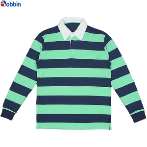 Custom Striped <b>Polo</b> <b>Shirts</b> <b>Pocket</b> Long Sleeve Rugby <b>Shirt</b> Summer Collection New Trendy Hot Sale Adults Breathable Nti-Shrink - Product Image 1