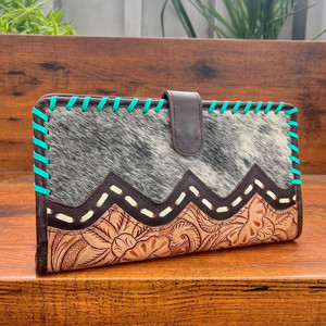 2025กระเป๋าหนังคาดลำตัวเป็นเครื่องมือสำหรับผู้หญิงกระเป๋าใส่บัตรสองพับ2ชิ้นอุปกรณ์ทำมือ - Product Image 6