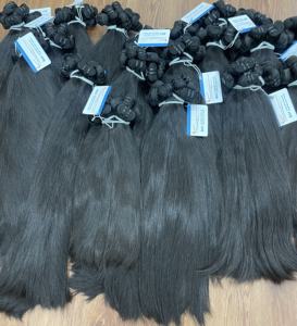 Vente de Noël Super Virgin Remy Cheveux Humains Vietnamiens Extensions à Double Trame Machine 100% Naturelles Lisses Fabriquées en Usine - Product Image 6