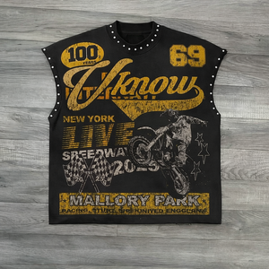 เสื้อยืดกราฟิกวินเทจสไตล์วินเทจสำหรับผู้ชาย เสื้อผ้าสตรีทแวร์ทรงโอเวอร์ไซส์ผ้าฝ้ายพิมพ์ลายแฟชั่นฤดูร้อนแขนสั้น - Product Image 6