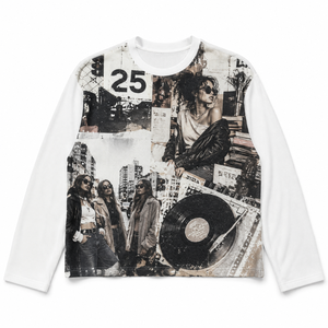 Custom 100% Cotton Waffle Thermal Long Sleeve <b>Raglan</b> Sleeve T-Shirt Men Heavyweight 320g Regular Fit Graphic Streetwear Private - Product Image 3