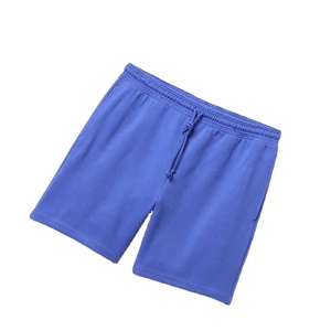 Pantalones cortos de algodón 100% con diseño personalizado para hombre, ropa deportiva informal, pantalones cortos con cintura ajustable y bolsillo lateral práctico - Product Image 2