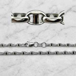 G750 UBS สร้อยข้อมือโซ่ทองคำขาว 18K โอเชี่ยนเชน 45 ซม. 4.82 กรัม - Product Image 1