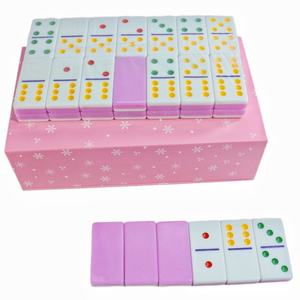 Fábrica de Dados de Resina, Venta al por Mayor, Juguete Educativo Profesional de Dominó de Plástico Color Marfil para Niños - Product Image 6