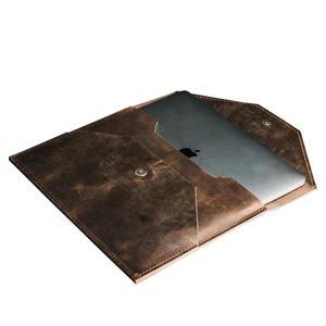 กระเป๋าใส่แล็ปท็อปแบบสะพายไหล่ รุ่นวินเทจ ทนทาน สำหรับธุรกิจ ผลิตจากหนังแท้รักษ์โลก สำหรับใช้งานประจำวัน LS-0283 - Product Image 5