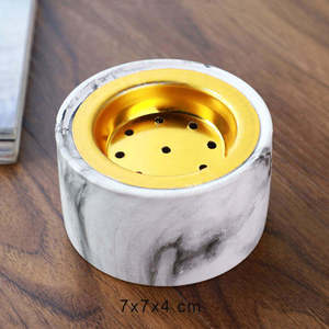 Epoxy Resin Bakhoor burner For Ramadan Eid Festive Gift Square Shaped Mabkhara Customized Hot Selling <b>Incense</b> Burner - Product Image 2