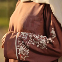 Nouvelle Arrivée : Abaya Élégante pour Femme, Longue, Manches Longues, Tenue Islamique Moderne, Usage Quotidien