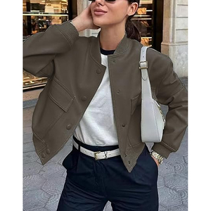 Veste de baseball varsity streetwear personnalisée pour femmes, fabricant américain - Product Image 4